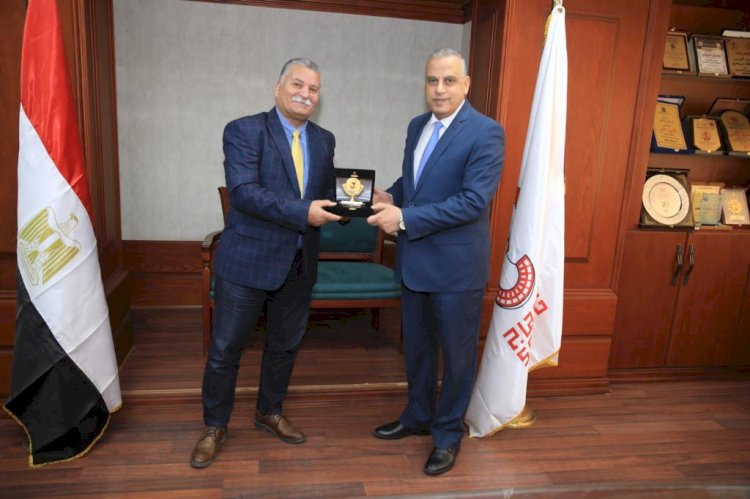 الفقي يستقبل وكيل وزارة الصحة الجديد
