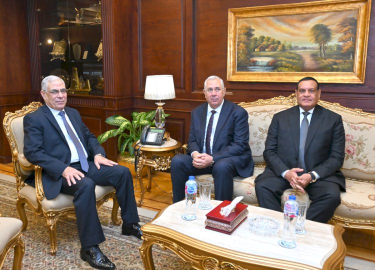 النائب العام يستقبل وزيري الزراعة والتنمية المحلية