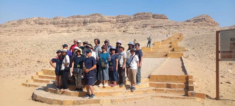 المنيا تستقبل وفدا ايطاليا وتايوانيا لزيارة المناطق الأثرية