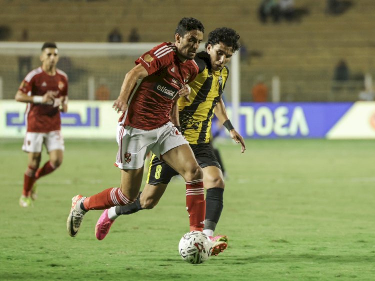 الأهلي يفوز على المقاولين العرب بهدفين مقابل هدف
