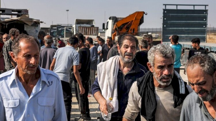 الصهاينة ينتقمون بعرض عمال غزة البسطاء في أقفاص