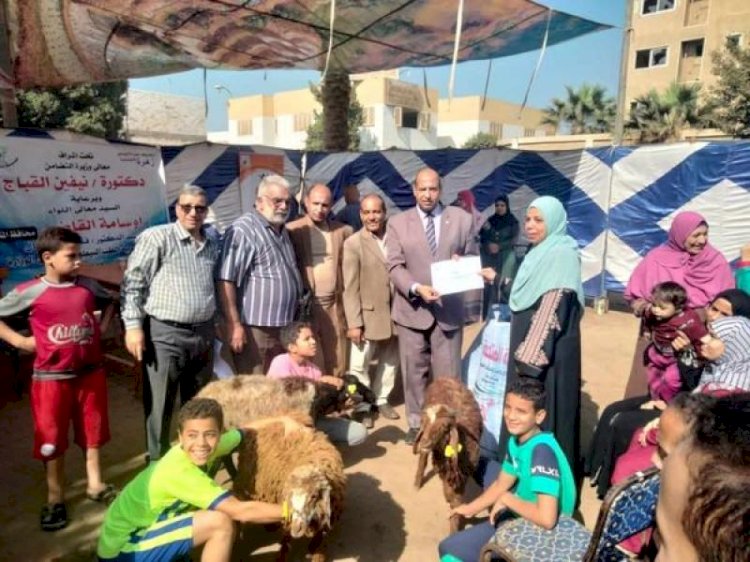 تسليم "٣٢٩"رأس ماشية للاسر الاولي بالرعاية بالمنيا