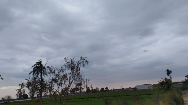 انخفاض درجات الحرارة وامطار خفيفة بالمنيا