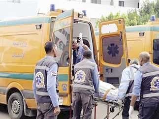 مصرع شاب دهسه قطار الصعيد فى بنى مزار بالمنيا