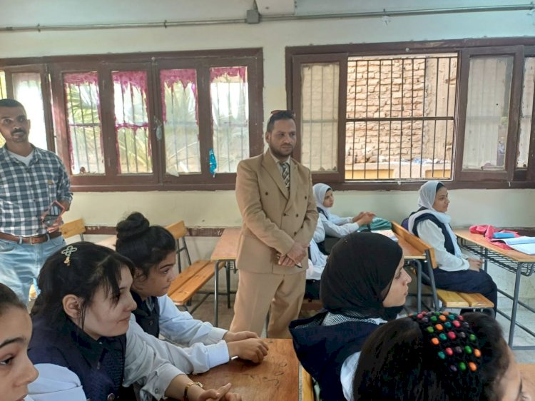 قاصد يتفقد انتظام الدراسة بمدارس ابوتشت