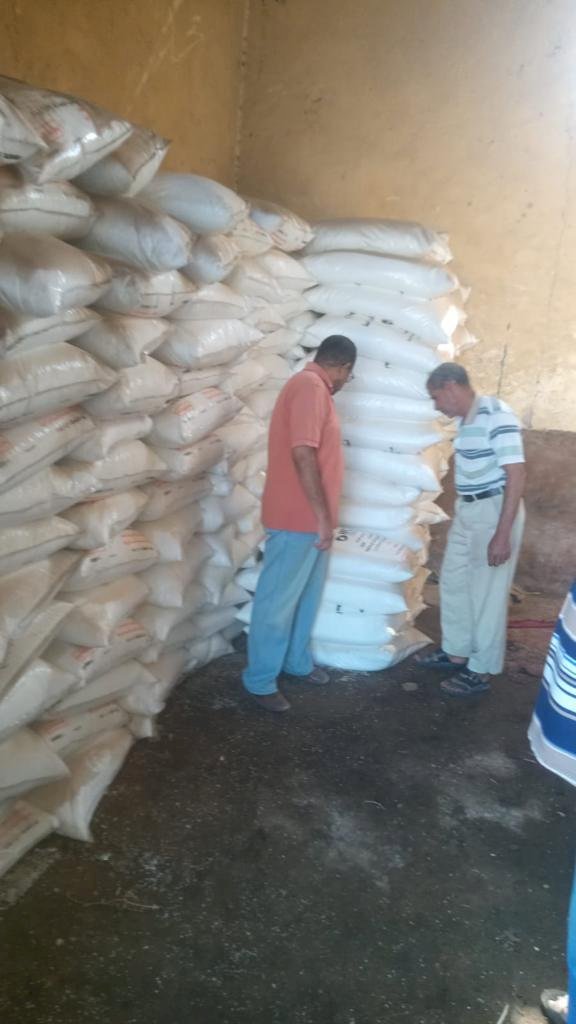 الزراعة تتابع توزيع التقاوي ومنع التعدي علي الاراضي ببني سويف