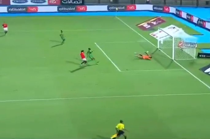 ثنائية صلاح تحسم الشوط الأول بين مصر وجيبوتي