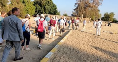 المناطق الأثرية بالمنيا تستقبل وفدا سياحيا فرنسيا لزيارة تونا الجبل بملوى