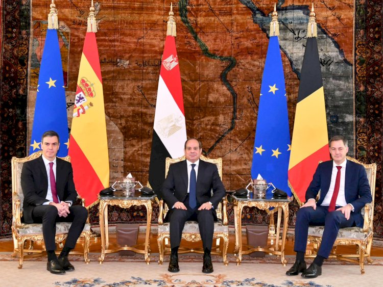 القاهرة قبلة الساسة الأوروبيين لبحث تمديد الهدنة واستقرار الشرق الأوسط.. السيسي يلتقي رئيس وزراء إسبانيا وبلجيكا