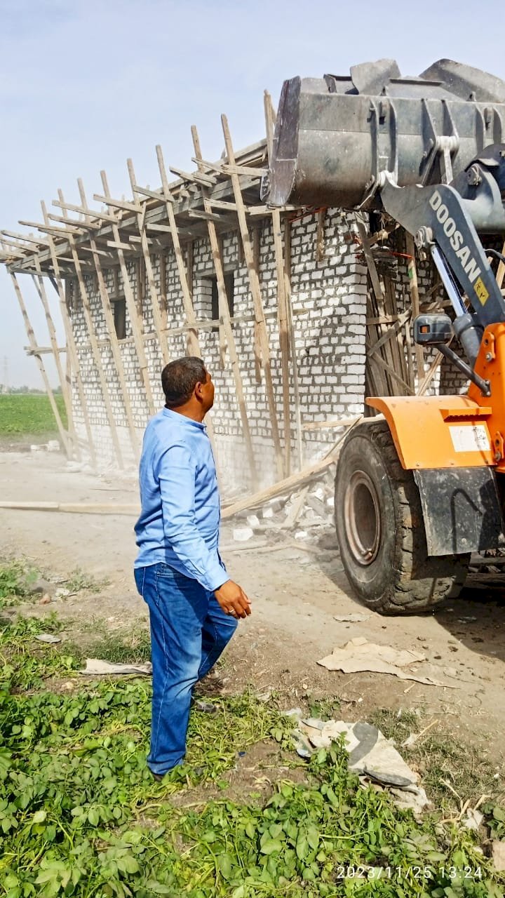 إزالة 85 حالة تعد خلال حملات مكبرة في 5 مراكز بالمنيا