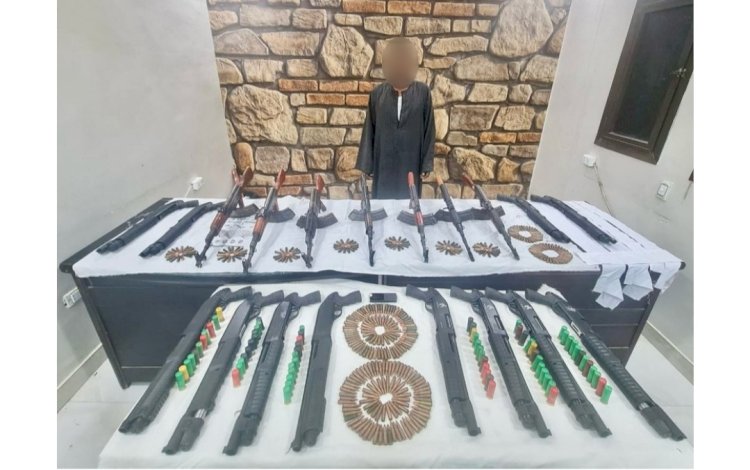 سقوط اخطر تاجر اسلحة باسيوط