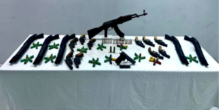 اسلحة الية وخرطوش وفرد محلي باسوان واسيوط ودمياط