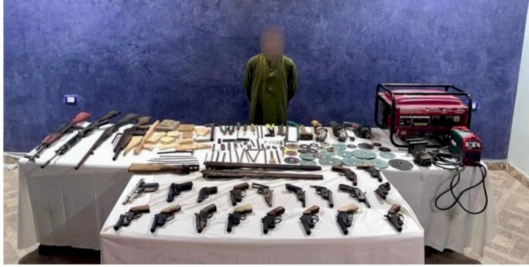 ورشة تصنيع اسلحة نارية باسيوط