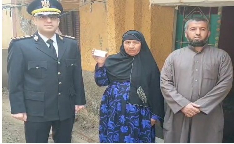 في لفتة انسانية ..وليس بجديدالداخلية تستجيب لالتماش سيدة بني سويف