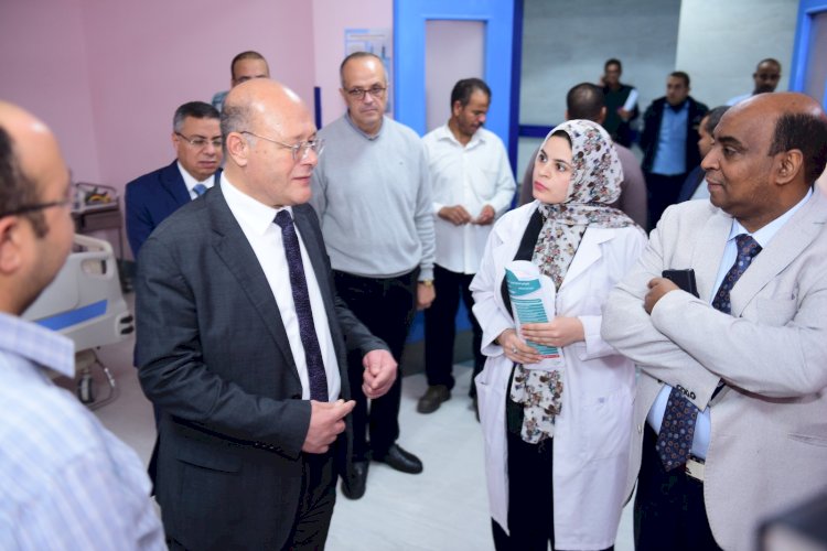 خلال جولتة  بالمستشفي الجديد .. النعماني :مستشفياتنا تحظي بالثقة