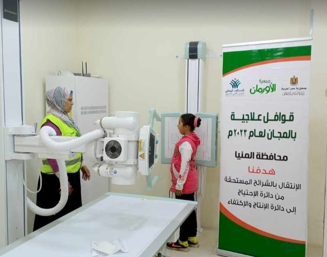 تضامن المنيا: 4 قرى في سمالوط تستفيد بقافلة طبية مجانية بالتعاون مع المستشفى الجامعي