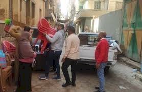 حملات مكبرة لرفع الاشغالات بمركزي سمالوط ومطاي بالمنيا