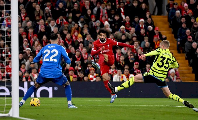 ليفربول يتعادل مع أرسنال بهدف لكل منهما في البريميرليج