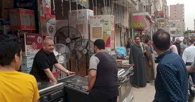 حملة مكبرة لرفع الإشغالات بشوارع مدينة ملوى بالمنيا