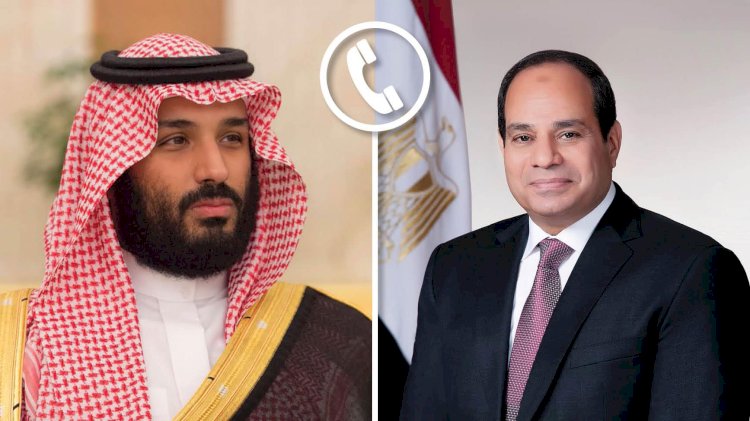 السيسي يتلقى اتصالًا هاتفيًا من بن سلمان