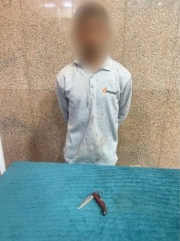 العاطل قتل عامل الرخام بسبب لهو الاطفال