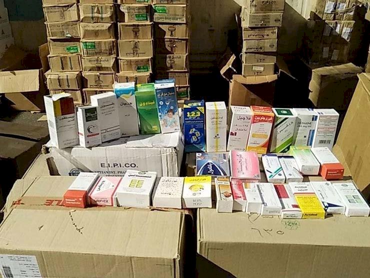 ضبط ادوية قبل تهريبها باسوان