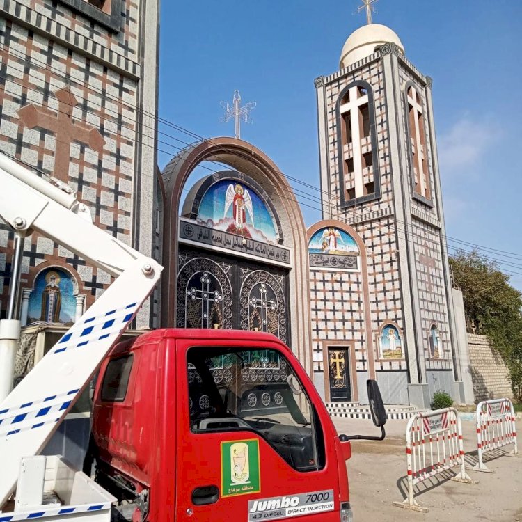 الفقي يكثف حملات النظافة بمحيط الكنائس