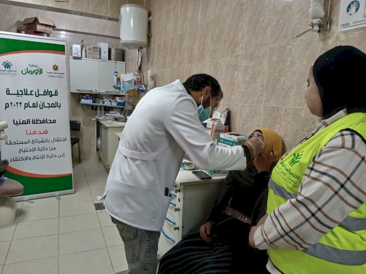قافلة طبية مجانية للكشف علي اهالي بني مزار بالمنيا