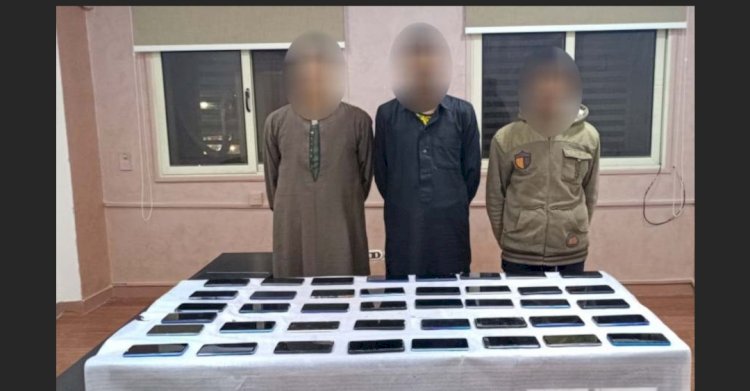 وقوع سارقي التليفونات والبطاريات والجرارات بالجيزة