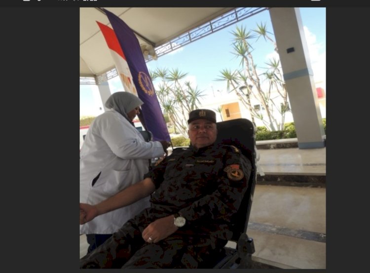 قطاع الامن المركزي نظم حملة للتبرع بالدم لانقاذ المرضي