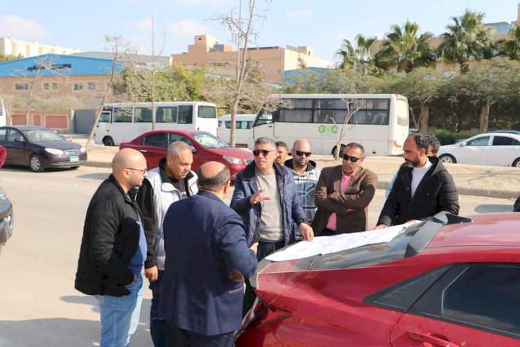 "النجار" يجري جولة مرورية لمتابعة أعمال التطوير بمنطقة أب تاون والصناعية 