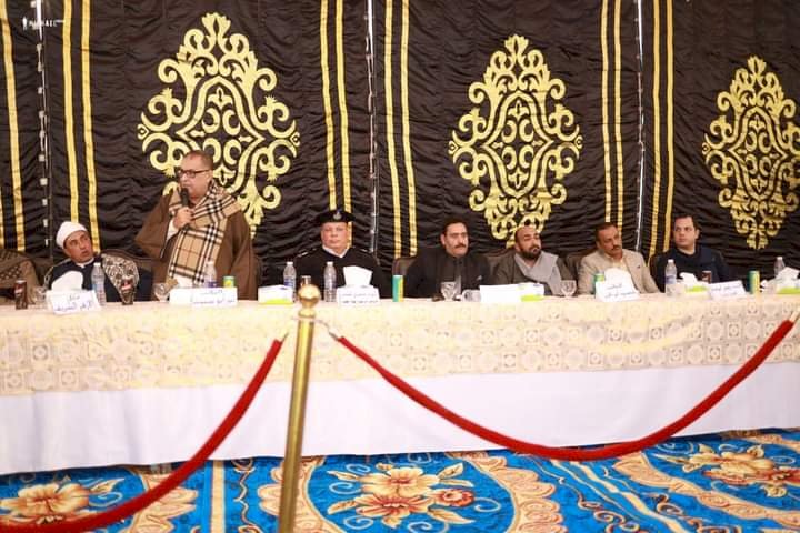 جلسة صلح انهت الخلاف بين" ابناء العمومة" بالبلينا بسوهاج