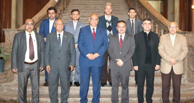 بحوث الصحراء يستقبل وفد من المنظمة الافرواسيوية للتنمية الريفية