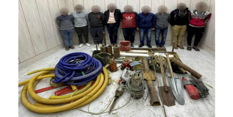 الداخلية تضبط "٩"متهمين بالتنقيب عن الاثار