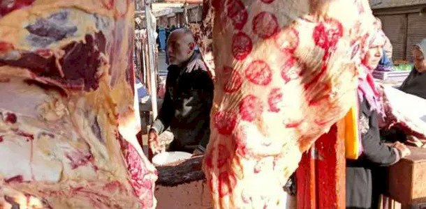 ضبط نصف طن لحوم وطن أجبان فاسدة خلال حملات بيطرية وتموينية بالمنيا