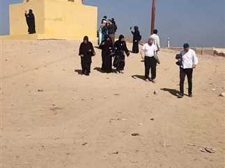 وفد سياحي تركي يزور «البهنسا» في المنيا