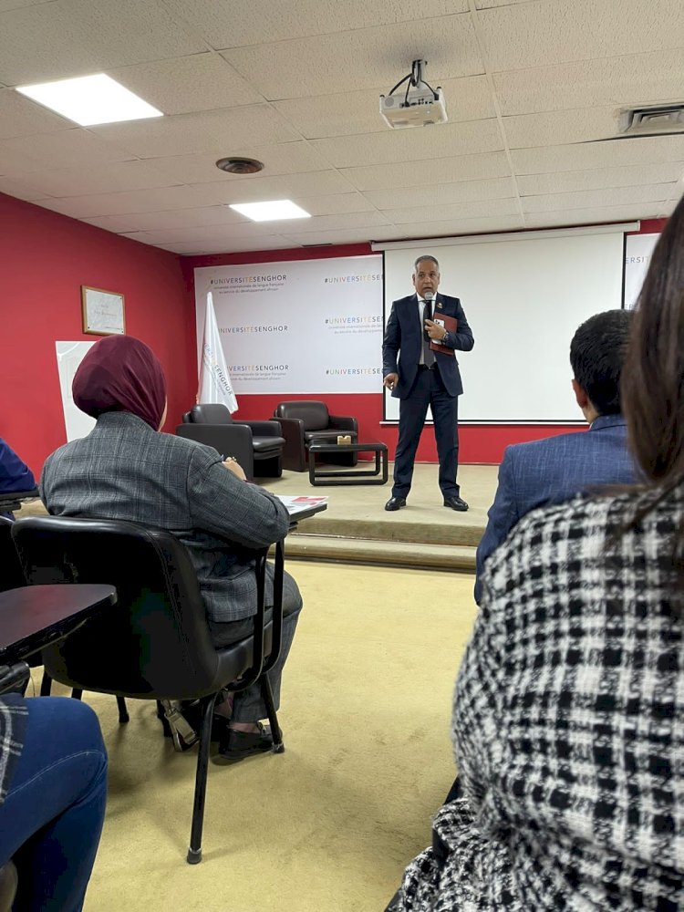 تعزيز التعاون الاقتصادي بين المصريين الافارقة وسنجور