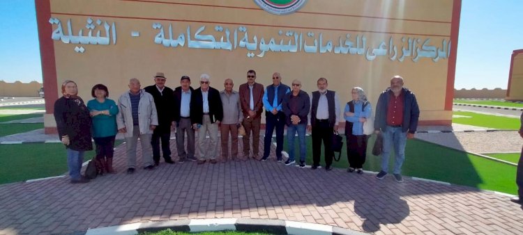 لجنة الحكماء بمركز بحوث الصحراء تتفقد أنشطة التنمية الزراعية بسيناء