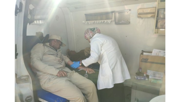 حملة للتبرع بالدم بقنا