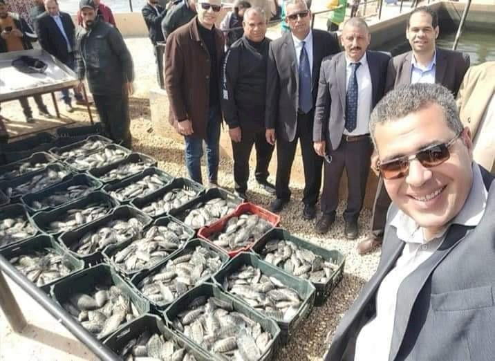 شوشة وفرحات يفتتحان مزرعة ام شيحان السمكية بشمال سيناء