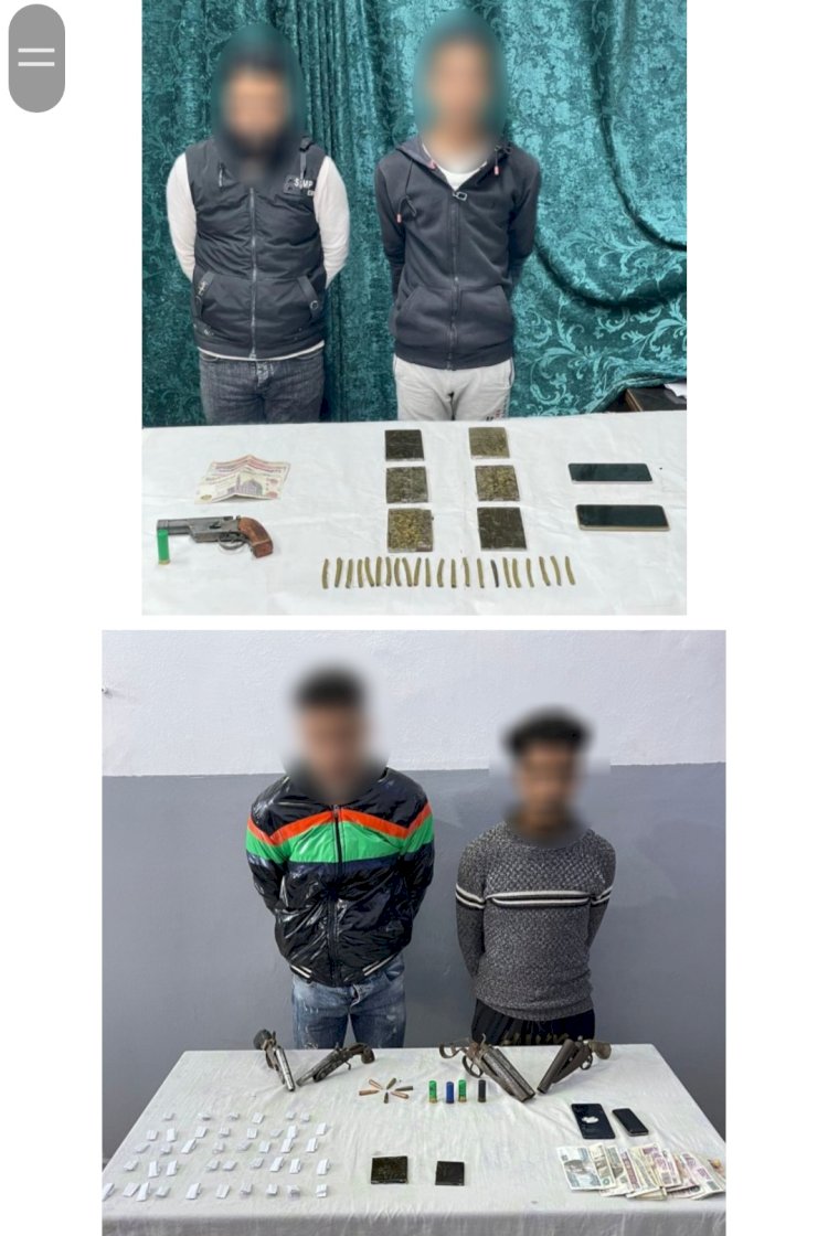 القبض علي تجار المخدرات بالاقصر والشرقية وشمال سيناء