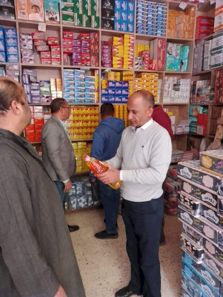 تحرير 45 محضرا تموينيا خلال حملات رقابية بمركزي ديرمواس وملوي بالمنيا