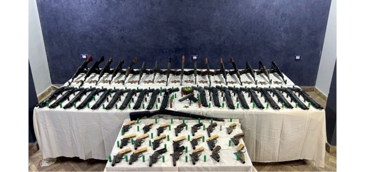 ضبط تجار الاسلحة والهاربين من احكام بمحافظات اسيوط وسوهاج واسوان والاسكندرية ودمياط