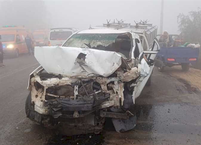 نقل 8 أشخاص للمستشفي بسبب حوادث الطرق في المنيا