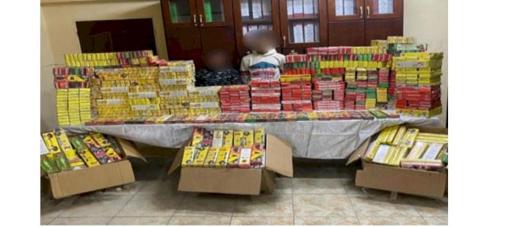 ضبط تجار الالعاب النارية بأربعة محافظات