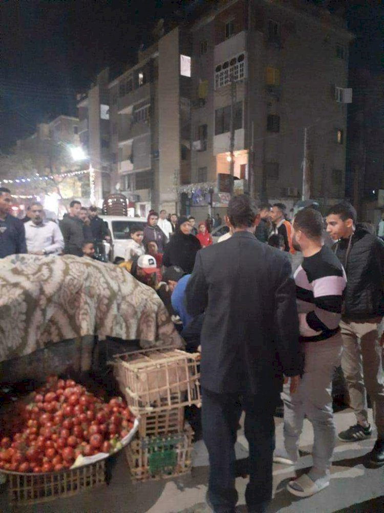 تكثيف حملات إزالة الإشغالات فى شوارع بنى مزار والمنيا 