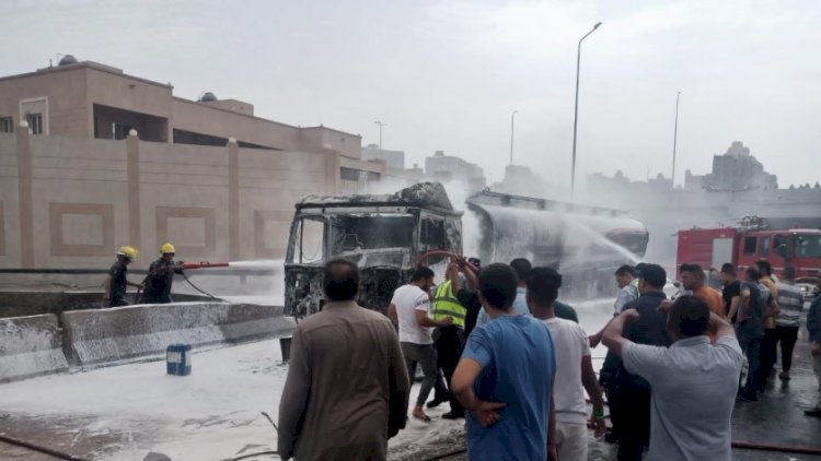 حريق القاهرة لتكرير البترول محدود