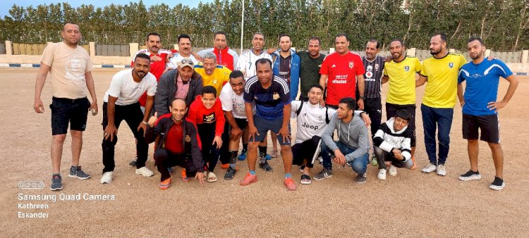 وكيل وزارة الشباب والرياضة يكرم المشاركين فى مباراة رواد النادي الإجتماعي