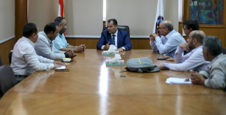 اطلاق مشروع  رسم الخرائط الدقيقة لشبكات المرافق بجامعة جنوب الوادي