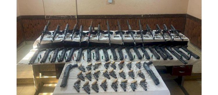 القبض علي تجار الاسلحة بالاسكندرية ودمياط واسون واسيوط